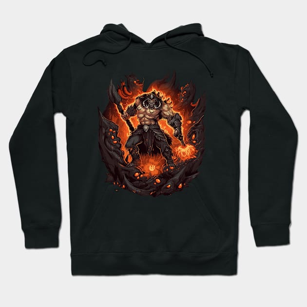 Demon Warrior Hoodie by Open World Games